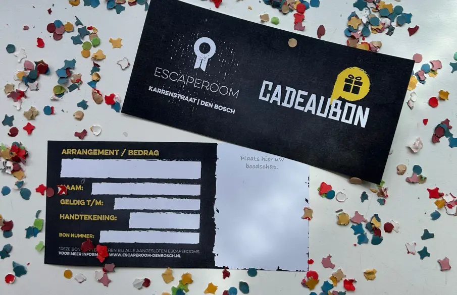 Cadeaubon Escape room